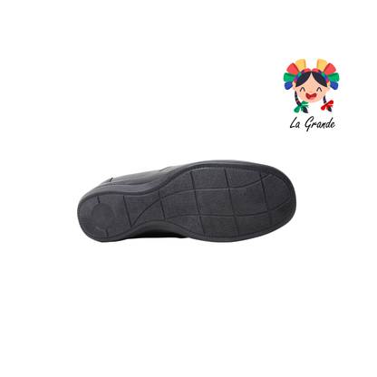 501 DULCE DAMITA Negro Piel Zapato Casual para Dama