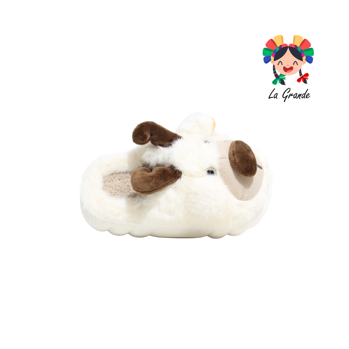 SJT-00036 MT Multicolor Reno Pantufla Afelpada para Niña y Niño