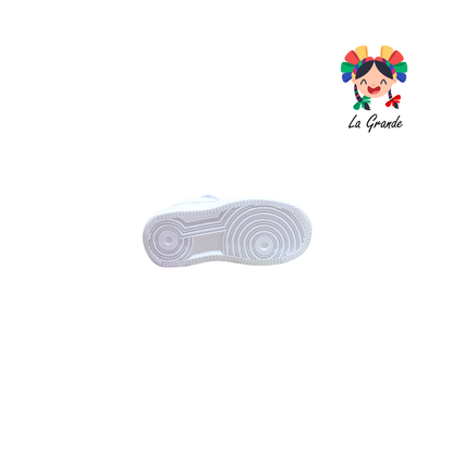 FORCE X-PLOD Blanco Blanco Sintético Tenis Casual Para Niña, Niño, Dama, Joven y Caballero