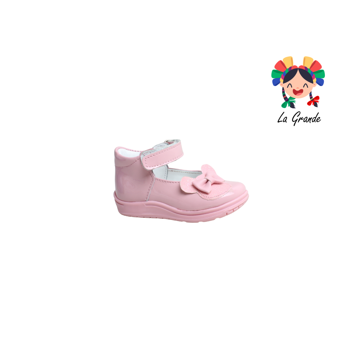 347 WIZZYZ Rosa Charol Zapato Casual para Bebé