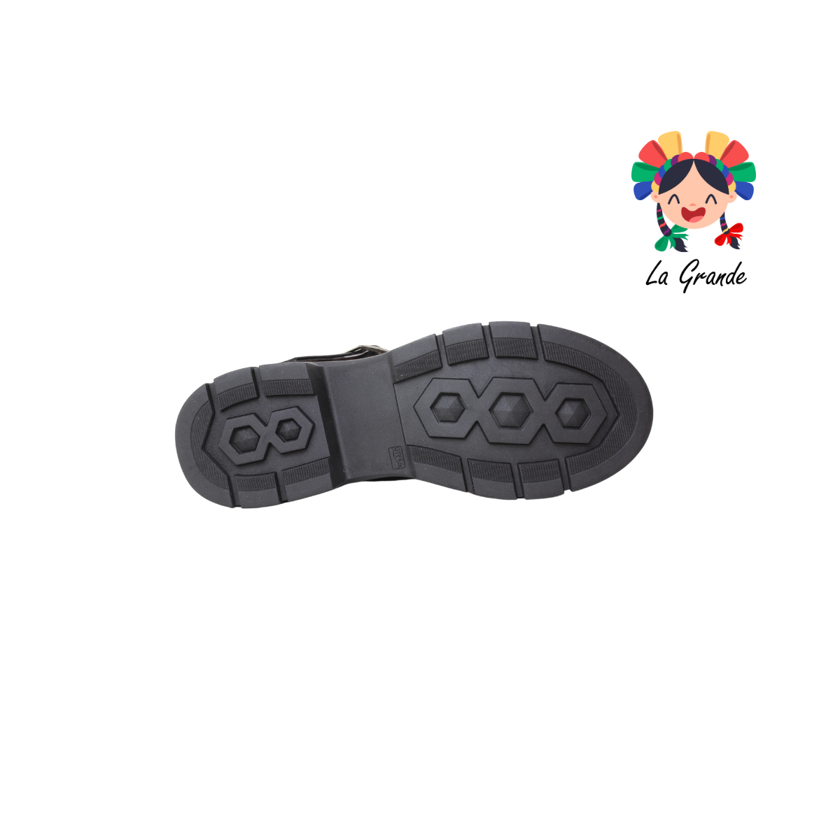 114 MIG NACEREM Negro Sintético Zapato Escolar para Dama