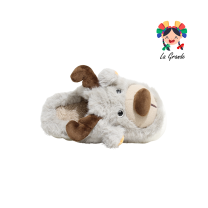 SJT-00036 MT Multicolor Reno Pantufla Afelpada para Niña y Niño