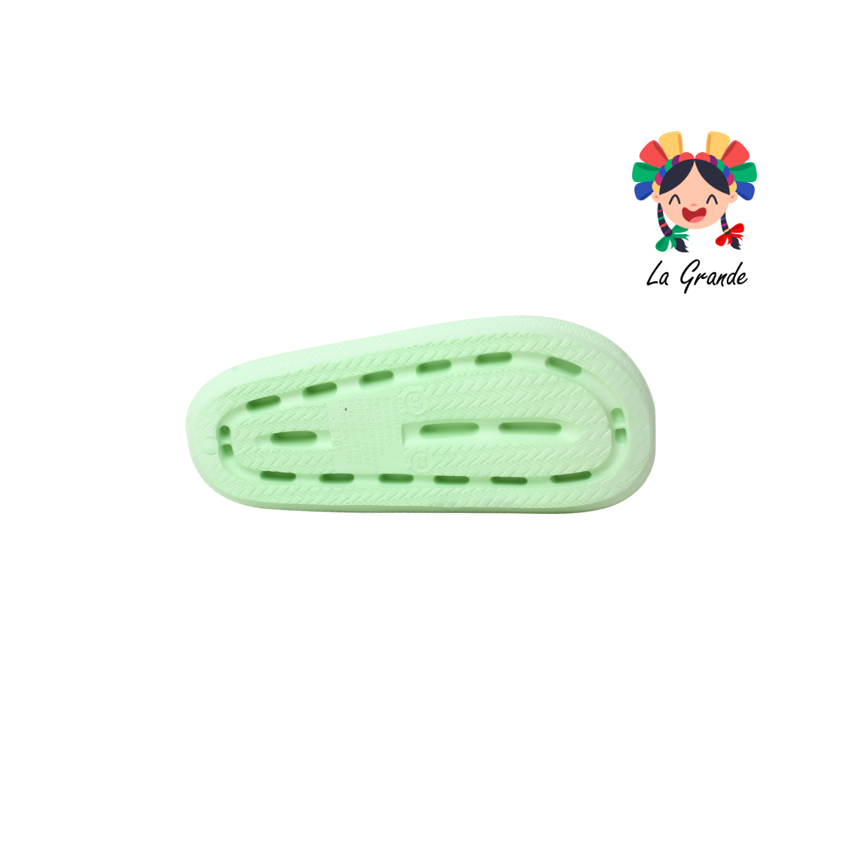 2301-A XTB Conejo Multicolor Sintético Sandalia de Playa o Baño para Dama