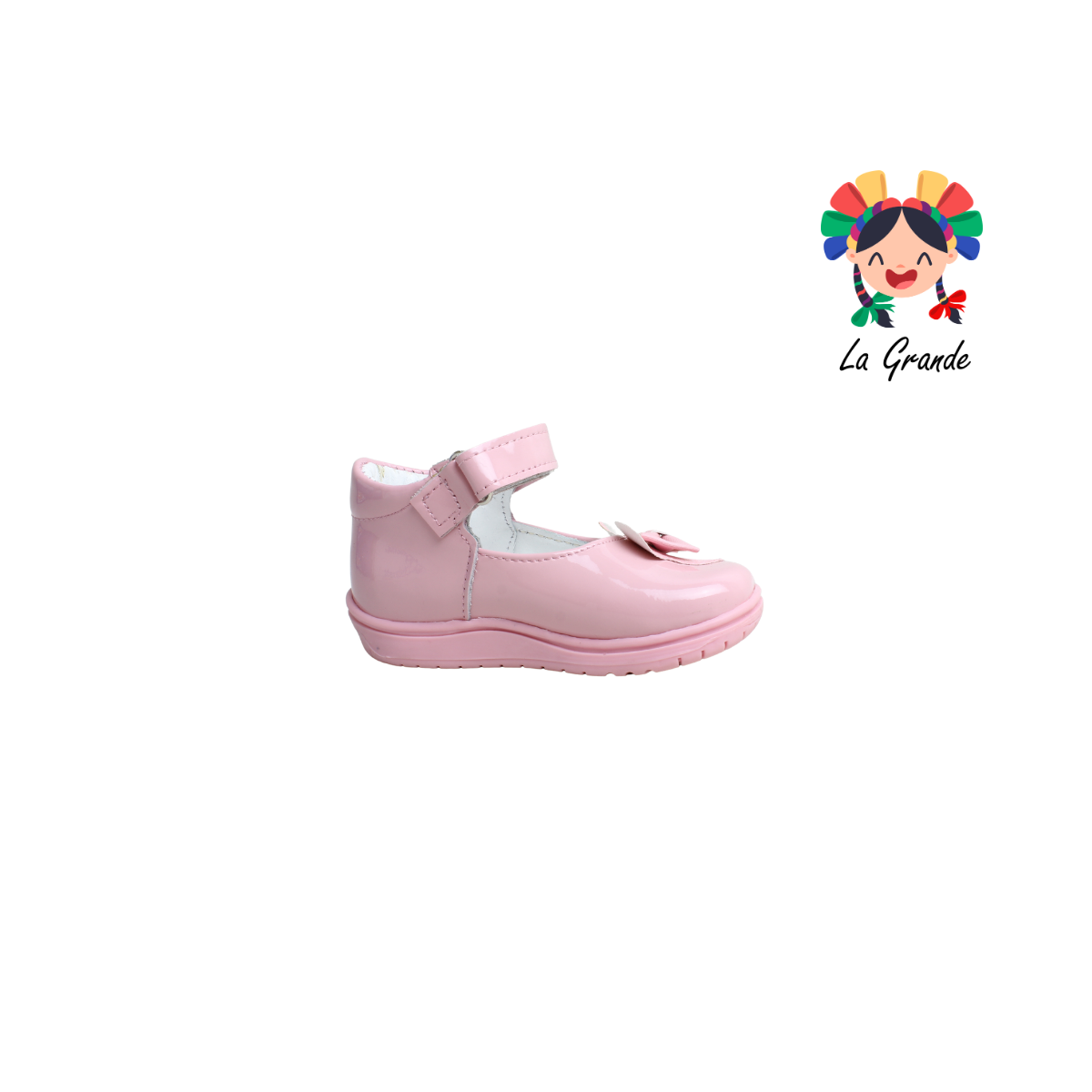 347 WIZZYZ Rosa Charol Zapato Casual para Bebé