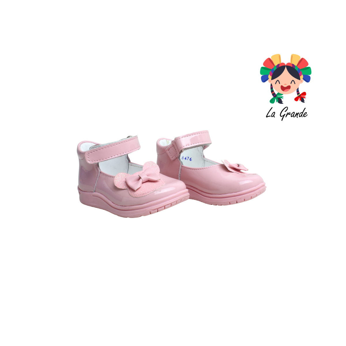 347 WIZZYZ Rosa Charol Zapato Casual para Bebé