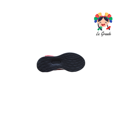 RUNFALCON ADD Araña Rojo Ngo Bco Tenis Deportivo Importado Original Para Niño y Niña