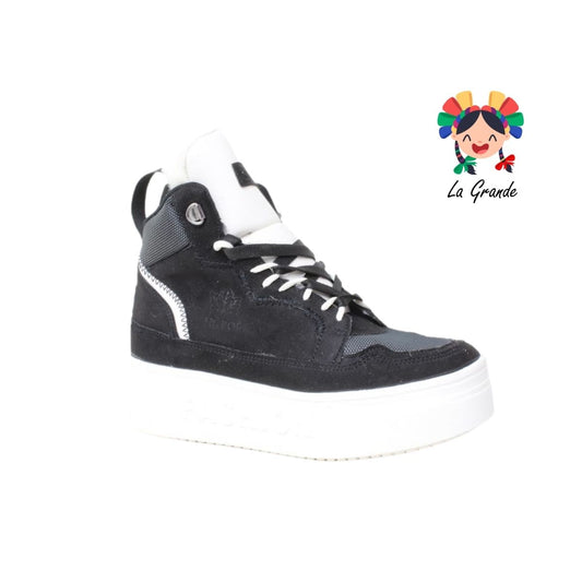 337 H-GROSS Negro Latte Bota con Peluche para Dama