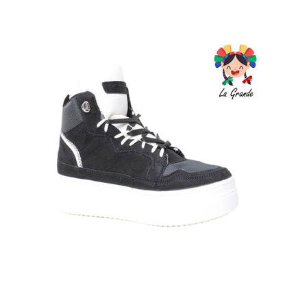 337 H-GROSS Negro Latte Bota con Peluche para Dama