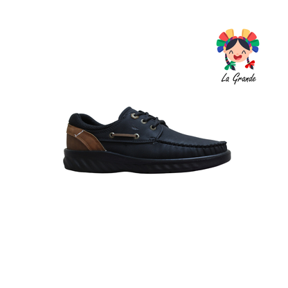 9500 CUSTOM Negro Camel Nobuck Zapato Casual para Caballero