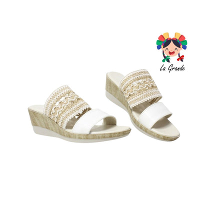 338 ROJO CEREZA Late Cabra Sandalia para Dama