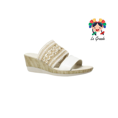 338 ROJO CEREZA Late Cabra Sandalia para Dama