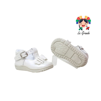 339 WIZZYZ Beige Nacarado Zapato Casual para Niña