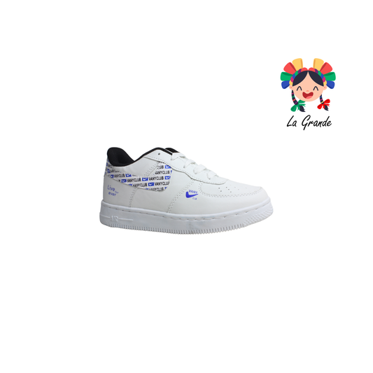 2052 VANNI CLUB Bco Ngo Rey Sint Tenis Casual para Niño y Niña