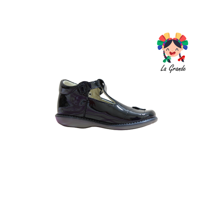 356 WIZZYZ Negro Charol Zapato Niña