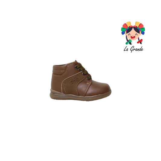 3403 DOGI Camel Piel Zapato Tipo Bota Casual para Bebé y Niño