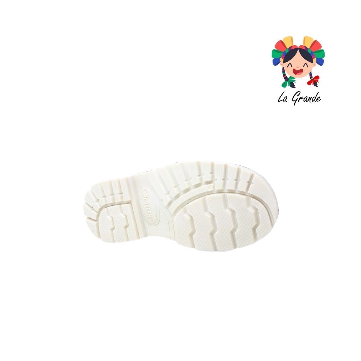 340 MC QUEEN Miel Tan Bordado Bota Casual para Niña