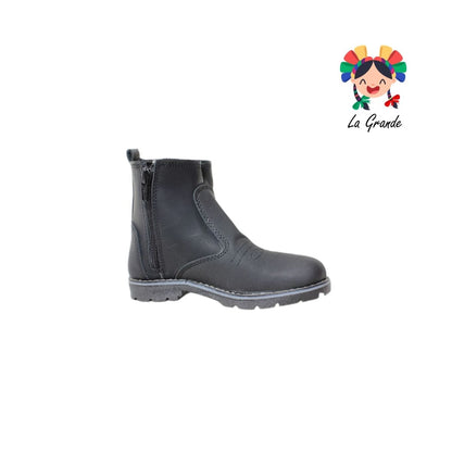 340 MC QUEEN Negro Bordado Bota Casual para Niña