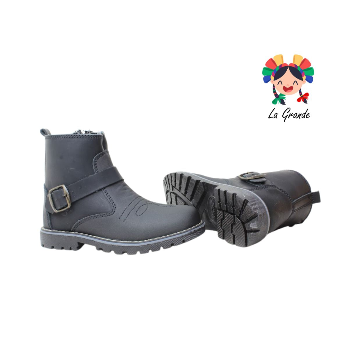 341 MC QUEEN Negro Bota Casual para Bebé y Niño