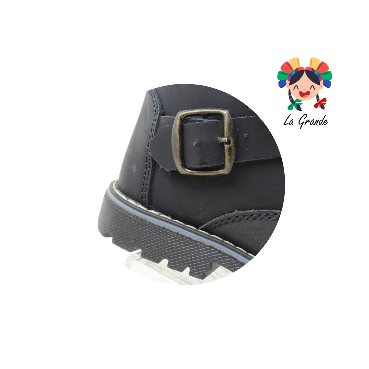 341 MC QUEEN Negro Bota Casual para Bebé y Niño
