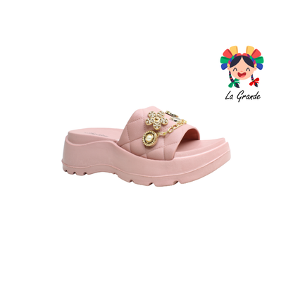 A-8169 ZXXG Multicolor Sintético Sandalia de Baño o Playa para Dama