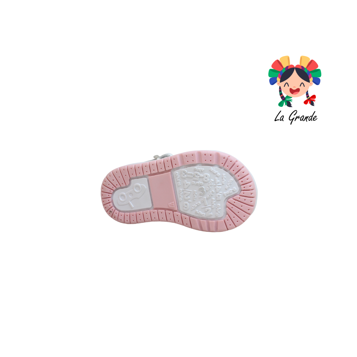 345 WIZZYZ Blanco Gatito Charol Zapato Casual para Bebé