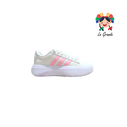 GRAND COURT PLATFORM ADD Beige Rosa Tenis Casual Importado Original Para Dama