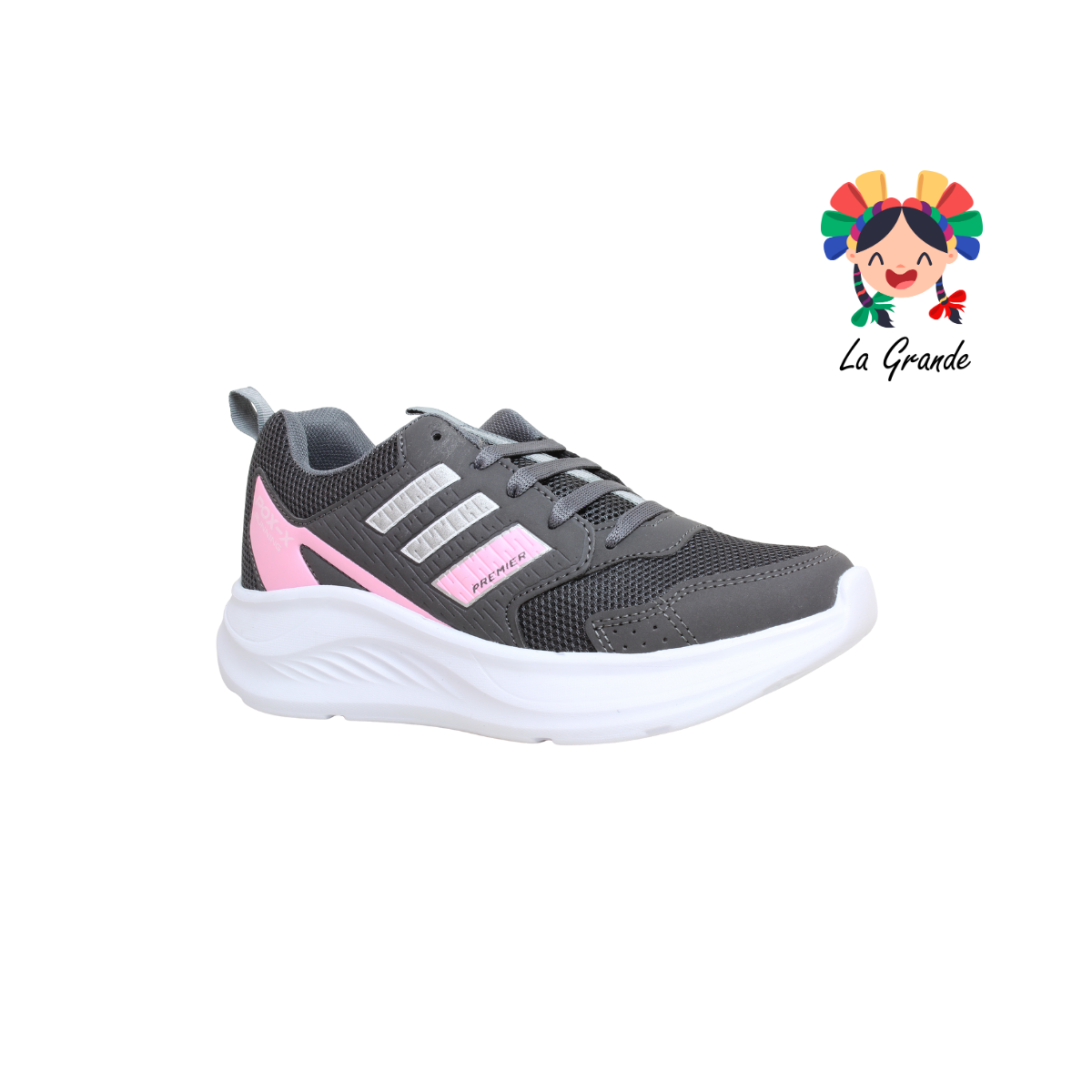 348 BOX X Oxf Rosa Pta Tenis Deportivo para Dama