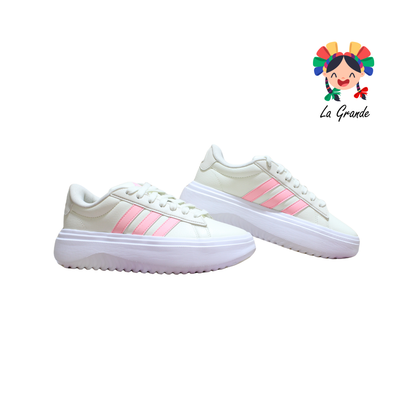 GRAND COURT PLATFORM ADD Beige Rosa Tenis Casual Importado Original Para Dama