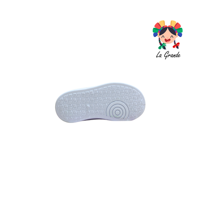 28037 PEKE KIDS Marino Blanco Sint Tenis Casual para Bebé, Niña y Niño