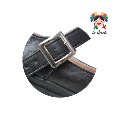 114 MIG NACEREM Negro Sintético Zapato Escolar para Dama
