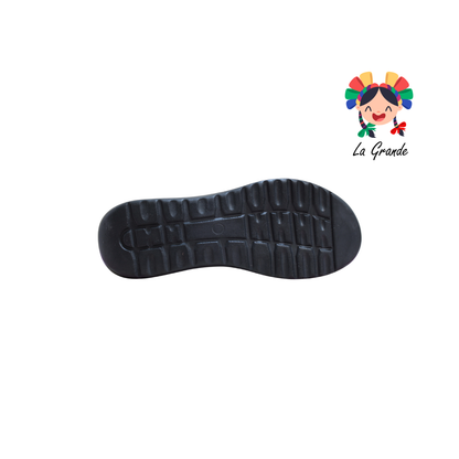 302 MOMISH Negro Piel Huarache para Dama