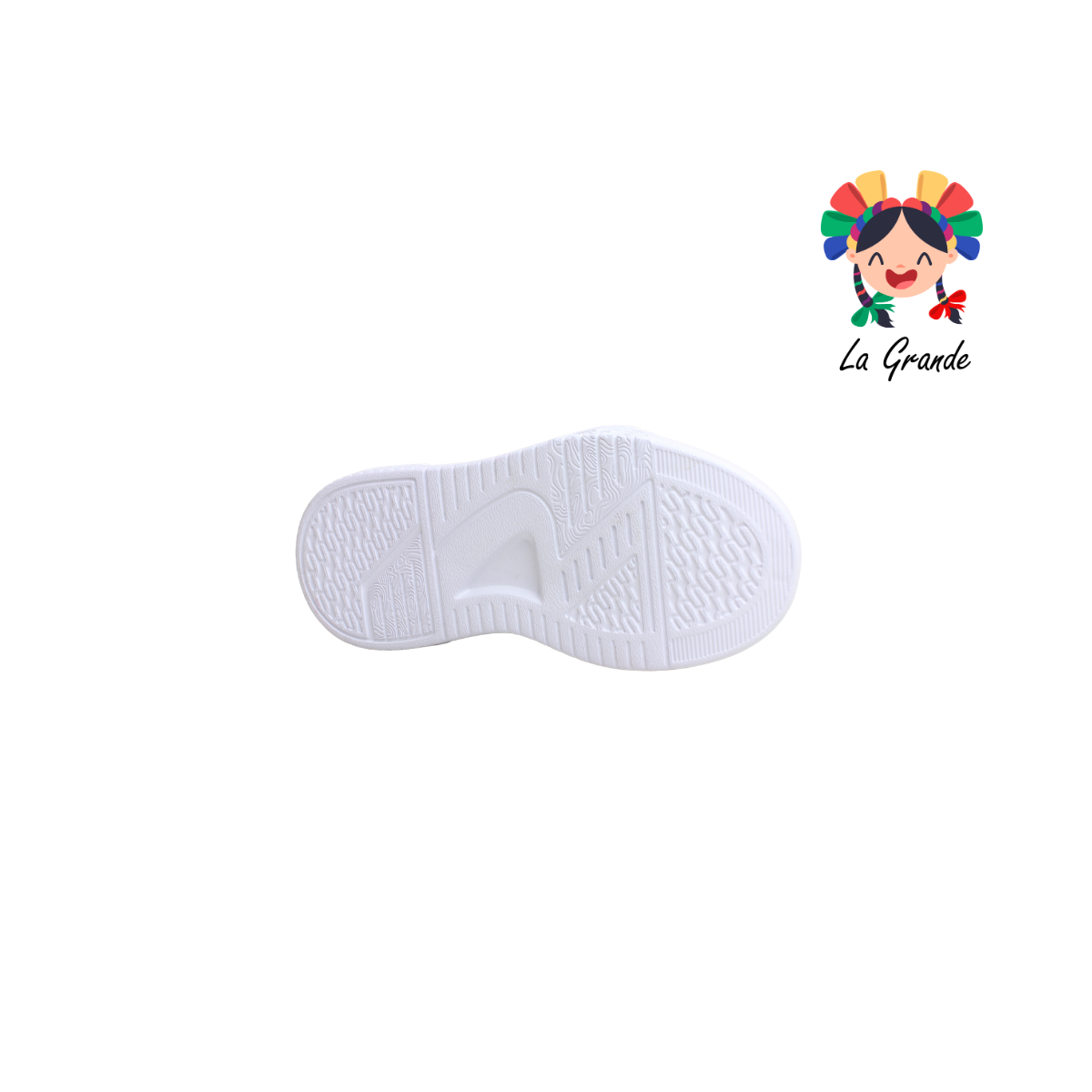 T3-03 DANIELS Blanco Rosa Lumino Tenis Casual para Niña