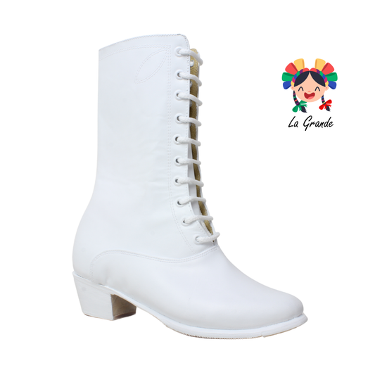 Adelita D' AIME Blanco Bota Piel para Dama