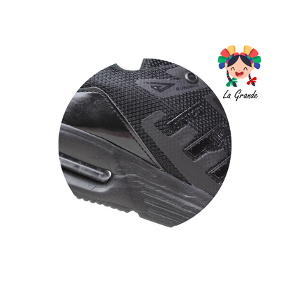 352 UNION Negro Total Tenis Deportivo con Válvula para Caballero