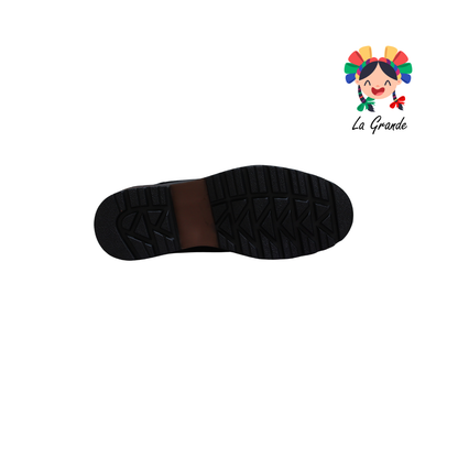 7070 ECCOFLEX Negro Crazy Piel Bota para Caballero