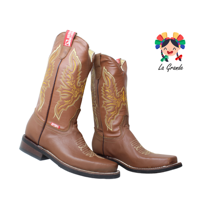 RODEO SIERRA LOBOS Shedron Piel Bota Vaquera Casual para Caballero
