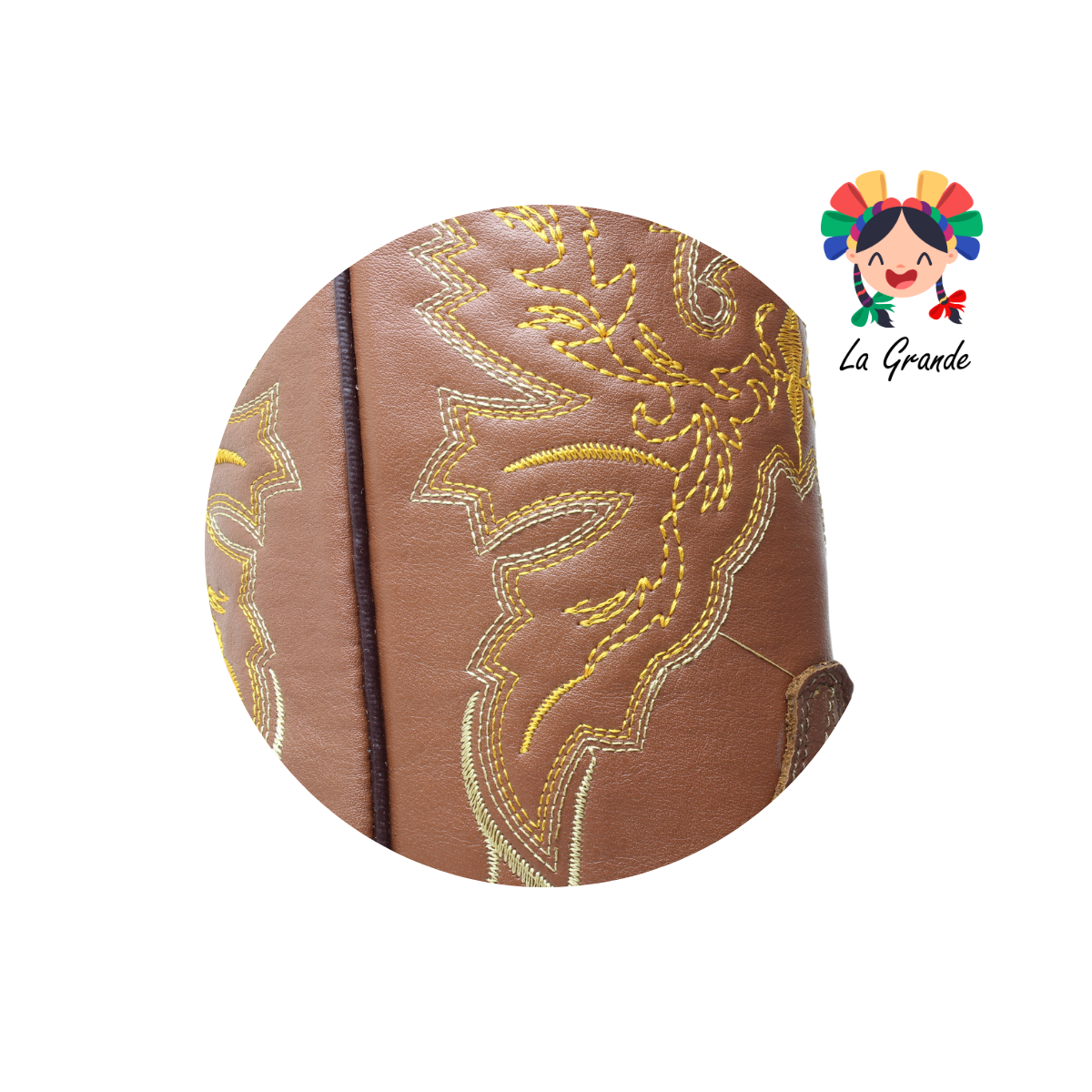RODEO SIERRA LOBOS Shedron Piel Bota Vaquera Casual para Caballero
