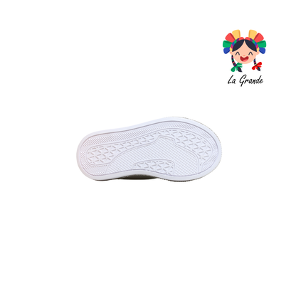 360 CHAMPS Blanco Fiusha Tenis Casual para Niña