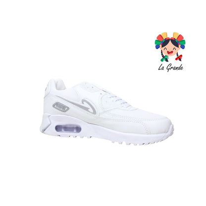 360 GARPER Blanco Blanco Tenis Deportivo de Válvula para Caballero