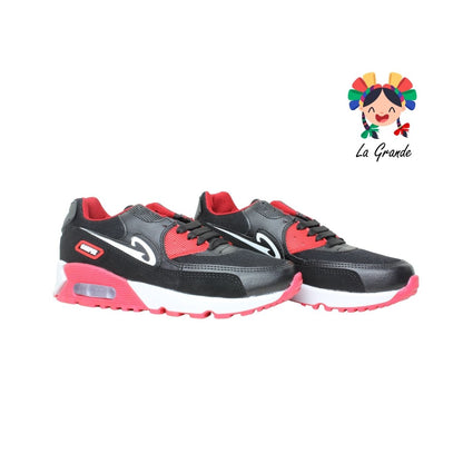 360 GARPER Negro Rojo Tenis Deportivo de Válvula para Caballero