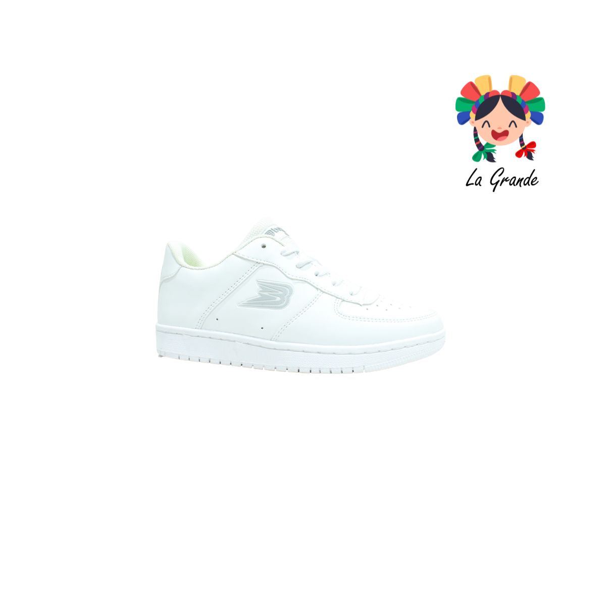 362 BOOST Blanco Sintético Tenis Casual Dama y Joven