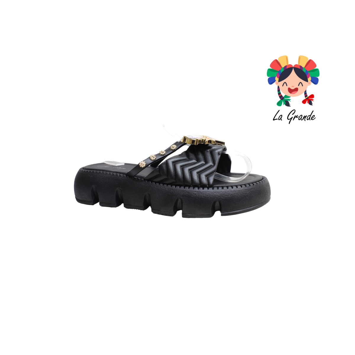 A-8065 ZXXG Multicolor Sintético Sandalia de Baño o Playa para Dama