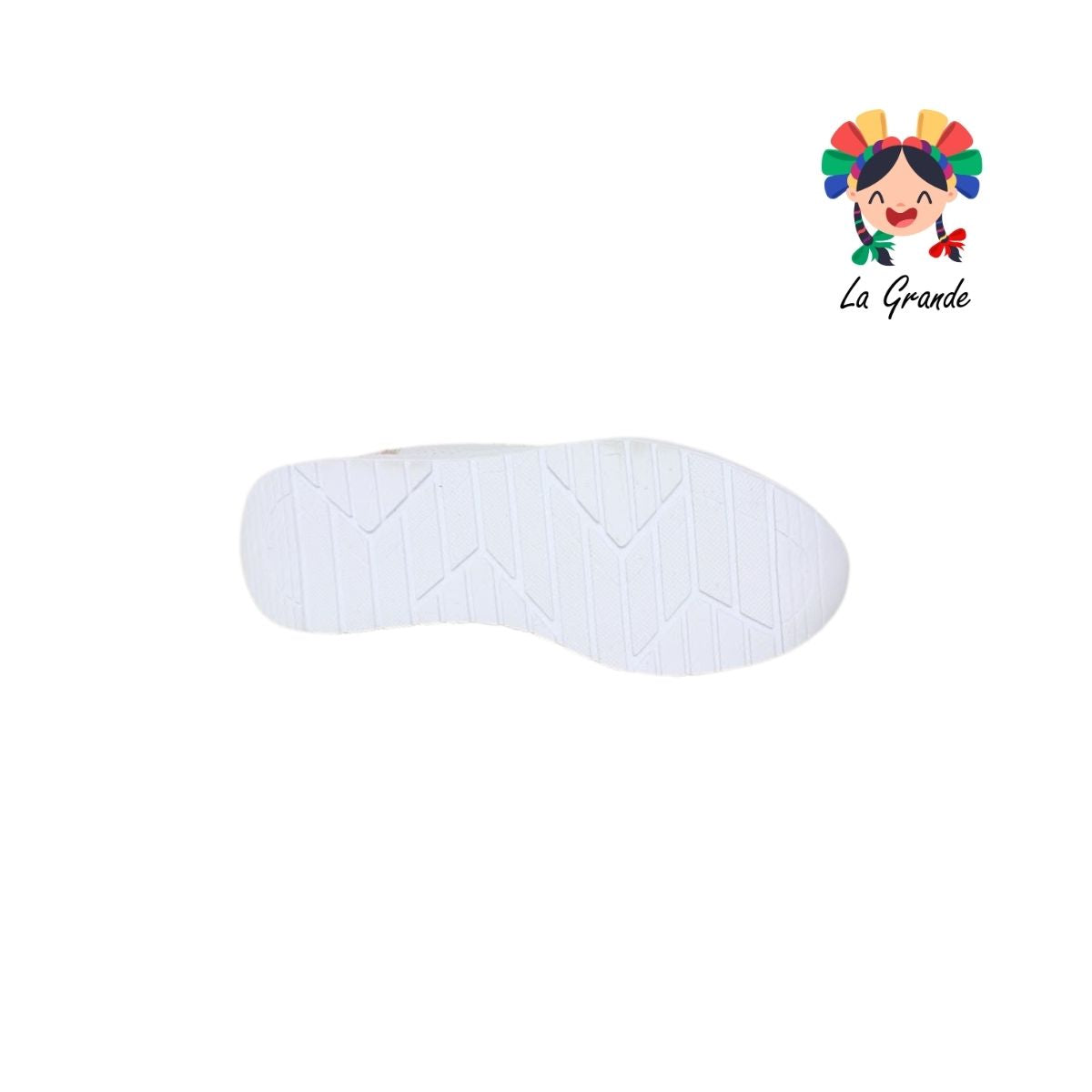 366 TORONTO Blanco Flores Textil Tenis Casual para Dama