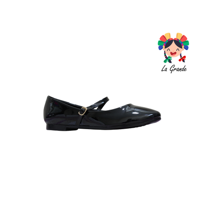 1008 CAPRICHOSA Negro Charol Balerina para Dama