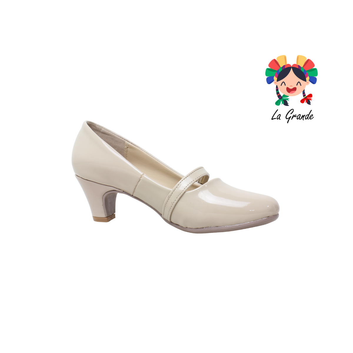 2413 ETNIA Clay Charol Zapatilla de Vestir para Dama