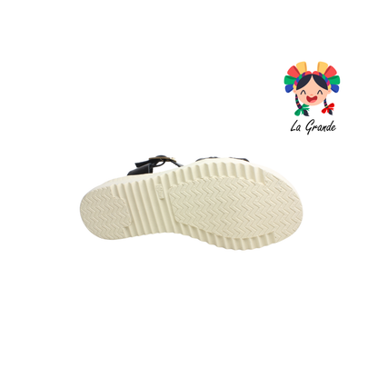 3711 MIRIAM Negro Sint Sandalia para Dama