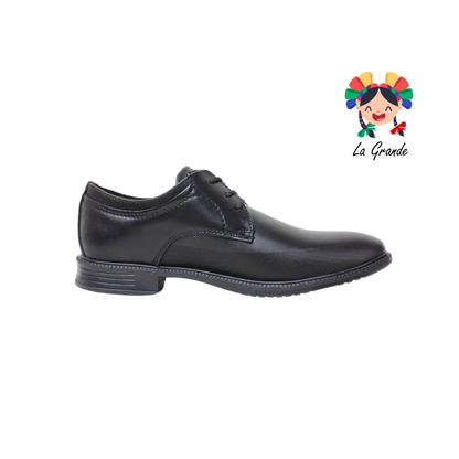 3754 CUSTOM Negro Atanado Sint Zapato Casual para Caballero