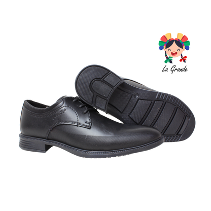 3754 CUSTOM Negro Atanado Sint Zapato Casual para Caballero
