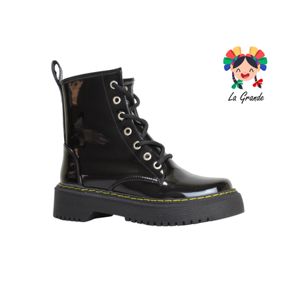 2216 MIG NACEREM Negro Charol Bota Casual para Dama