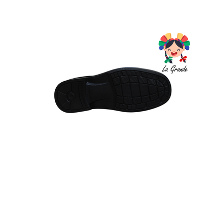 1052 LUBERT Negro Piel Zapato Confort para Caballero